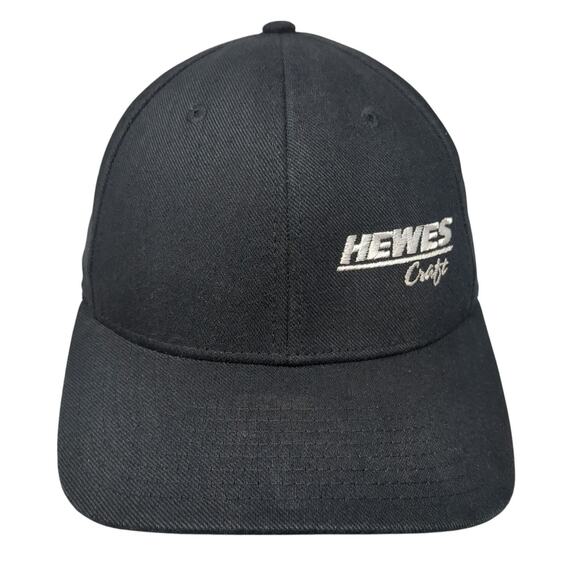 Hewescraft Fitted Hat Black Medium Embroidered Stretch Richardson - Picture 1 of 10
